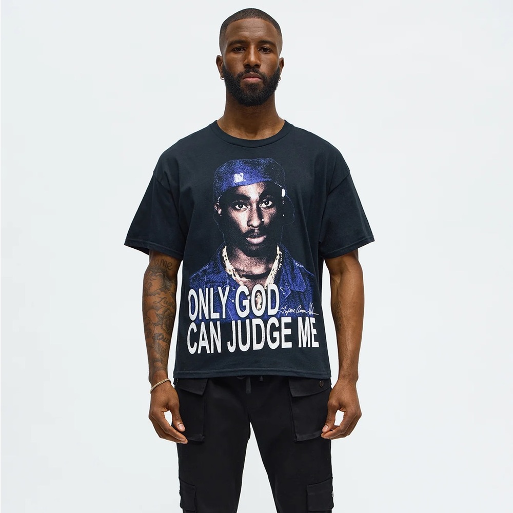 Spencer's Gray Tupac Graphic T-Shirt